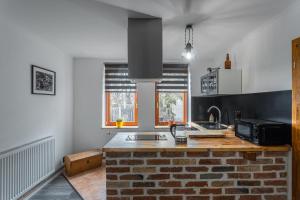 Kuchyň nebo kuchyňský kout v ubytování Apartmány 178