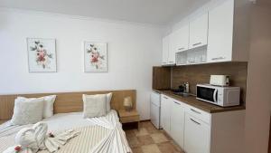 Kuchyň nebo kuchyňský kout v ubytování KAYA Atelie 1 Sunny Beach + 31 fotografií