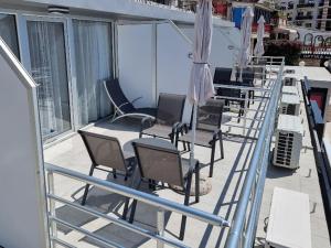 Balkón nebo terasa v ubytování Apartments Daki