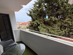 A balcony or terrace at Sozopol Romance Apartments