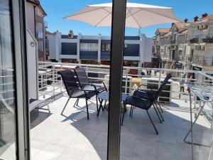 Balkón nebo terasa v ubytování Apartments Daki