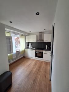 Kuchyň nebo kuchyňský kout v ubytování Ferienwohnung SeeZeit