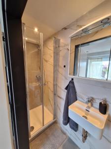 Koupelna v ubytování Ferienwohnung SeeZeit