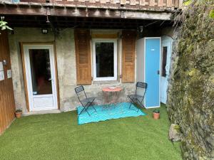 Zahrada ubytování Huguette studio 18m2