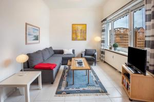 TV a/nebo společenská místnost v ubytování Ferienwohnung an der Ostsee
