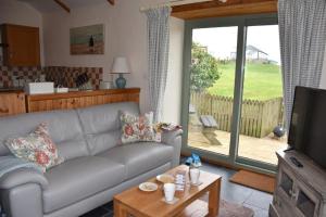 Televiisor ja/või meelelahutuskeskus majutusasutuses Beech cottage is a beautiful 1 bed cottage +10 fotot