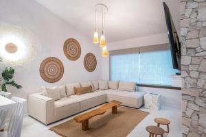 Χώρος καθιστικού στο Sani Elite Villa in Halkidiki