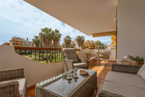 Χώρος καθιστικού στο Apartament SOLMARINE