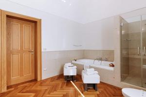 Koupelna v ubytování Santa Rosa Relais