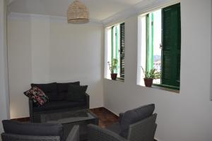 Setusvæði á Luxurious apartment at top location with fantastic mountain view