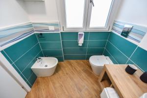 Koupelna v ubytování Lingotto Rooms