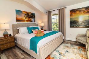 a bedroom with a bed and a window at Luxury Couples Getaway w Dual Spa Shower 6308P1 in Saint Augustine +50 photos