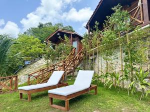 Zahrada ubytování Hotel Cabañas María Isabel, Bacalar