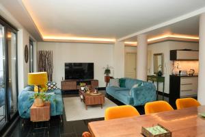 Μια τηλεόραση ή/και κέντρο ψυχαγωγίας στο Luxuriöse EG Wohnung Essen, Messe nah