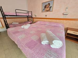 Postel nebo postele na pokoji v ubytování Hotel Rosa