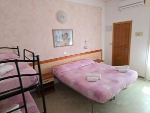 Postel nebo postele na pokoji v ubytování Hotel Rosa