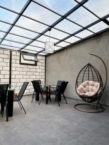 Posezení v ubytování Tiroents Hotel
