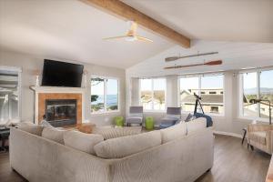 Χώρος καθιστικού στο A Step Away