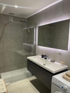 Bilik mandi di Gîte proche Luxembourg