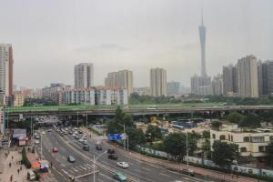 Splošen razgled na mesto Guangzhou oz. razgled na mesto, ki ga ponuja hotel