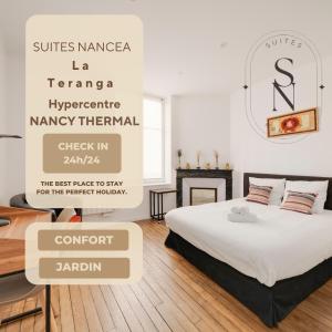 Postel nebo postele na pokoji v ubytování La Teranga de Kadi & Cathy, avec jardin privatif