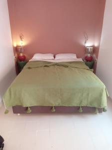 Postel nebo postele na pokoji v ubytování Riad Dar Lilas