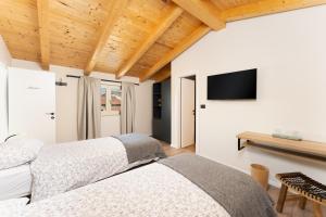 Ein Bett oder Betten in einem Zimmer der Unterkunft Accommodation TRI MURVE