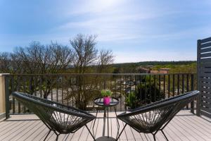 Ein Balkon oder eine Terrasse in der Unterkunft Accommodation TRI MURVE