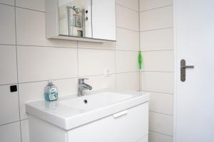 Ένα μπάνιο στο Ferienwohnung Horneburg