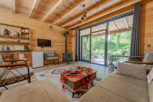 Kuchyň nebo kuchyňský kout v ubytování Eça River Bungalov