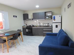 Η κουζίνα ή μικρή κουζίνα στο HABITACIONES y DEPARTAMENTO TERMINAL
