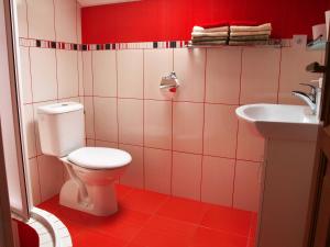 Koupelna v ubytování Apartmán Pohoda
