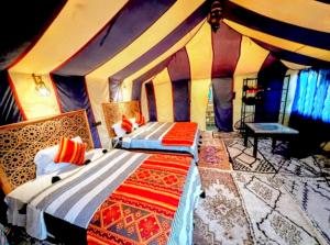 Posezení v ubytování Merzouga Wildlife Desert Camp