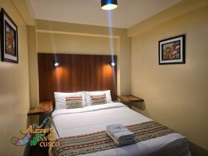 Voodi või voodid majutusasutuse Alegria s House Cusco toas