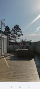 Μπαλκόνι ή βεράντα στο Apartman Pantovcak Green terace