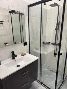 Koupelna v ubytování Hotel Tuyo