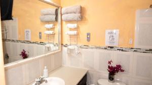 Koupelna v ubytování Mona Master suite