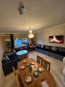 منطقة جلوس في MARINA Agadir flat