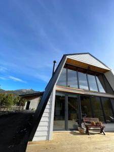 Bygningen som chaletet ligger i