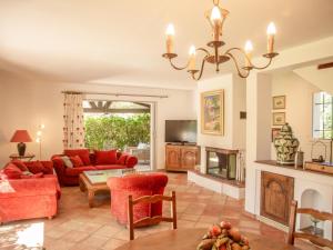 Posezení v ubytování Alcalias