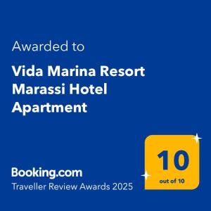 a screenshot of the vida marina resort manager hotel appointment at Vida Marassi Marina Two Bedroom Hotel Apartment in El Alamein