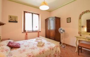 Amazing Home In Cortona客房内的一张或多张床位