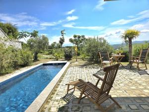 Bazén v ubytování Holiday Home in Kepi i Rodonit near Beach nebo v jeho okolí