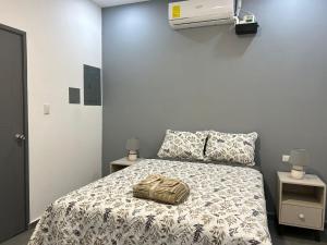 Katil atau katil-katil dalam bilik di Anturios House Apartamento 1