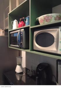 Η κουζίνα ή μικρή κουζίνα στο Quarto Sesc Paladium
