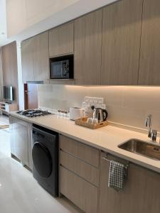 Eldhús eða eldhúskrókur á Stylish Apartment in Colombo