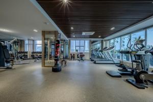Fitness centrum a/nebo fitness zařízení v ubytování Amana Hotel & Residences