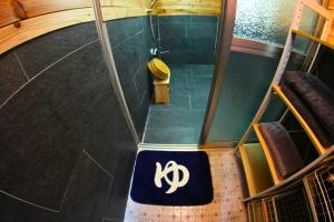 Koupelna v ubytování HOSTEL Bion