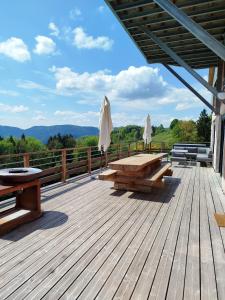 Landskap semula jadi dekat dengan rumah percutian