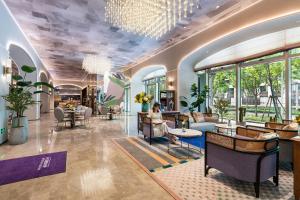 Posezení v ubytování Mercure Shanghai Qiantan